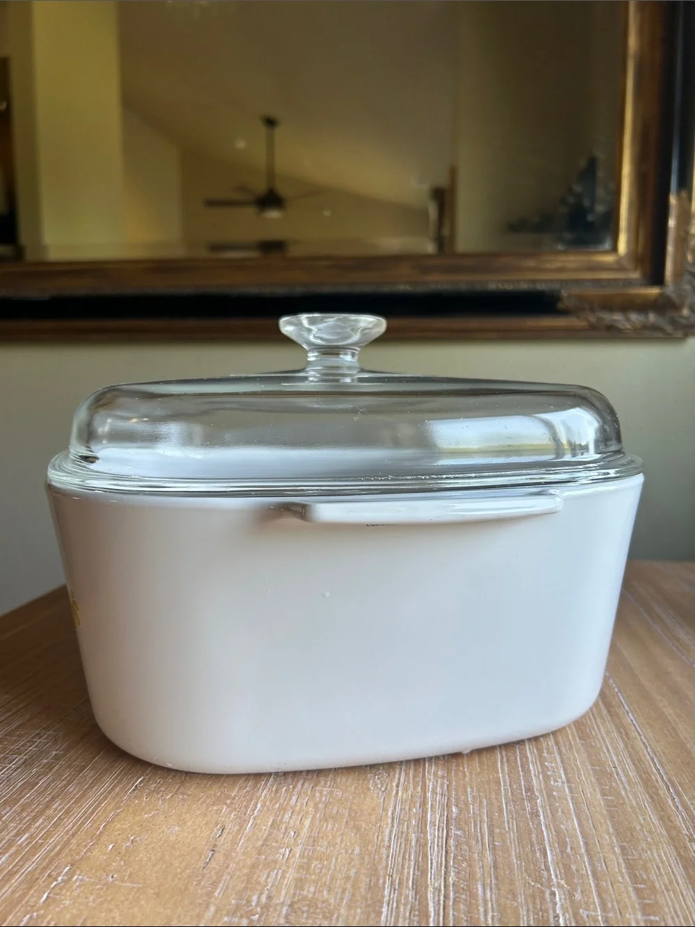 Large Vintage Corning Ware Wildflower Poppy Pattern A-5-B Casserole Dish 5 Quart